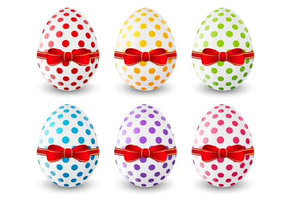 Set of Easter eggs — Stock Vector