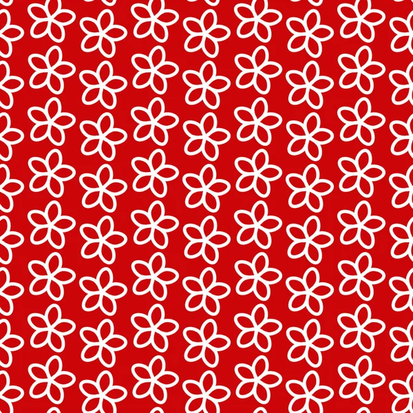 Patrón floral sin costuras — Vector de stock