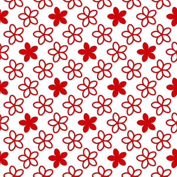 Seamless floral pattern — Stock Vector