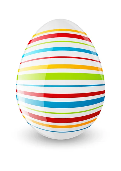 Easter egg with pattern — Stock Vector