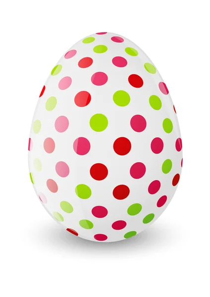 Easter egg with pattern — Stock Vector