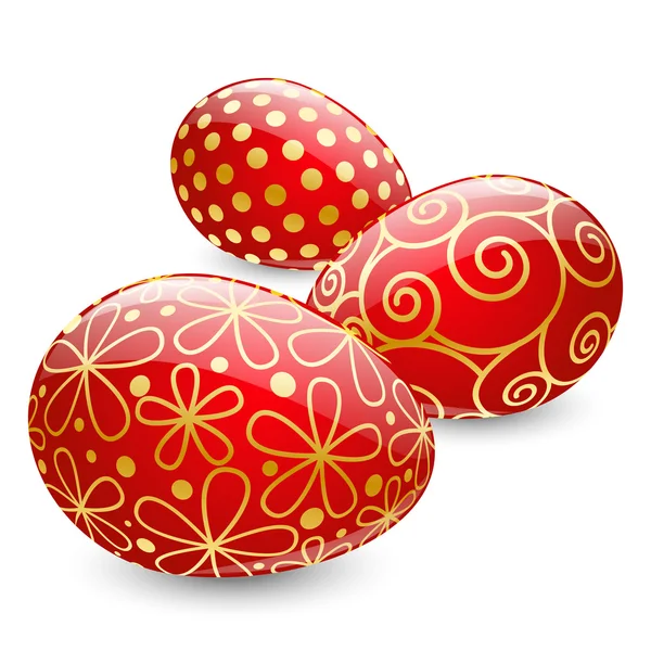 Χρώμα Πασχαλινά αυγά — Διανυσματικό Αρχείο
