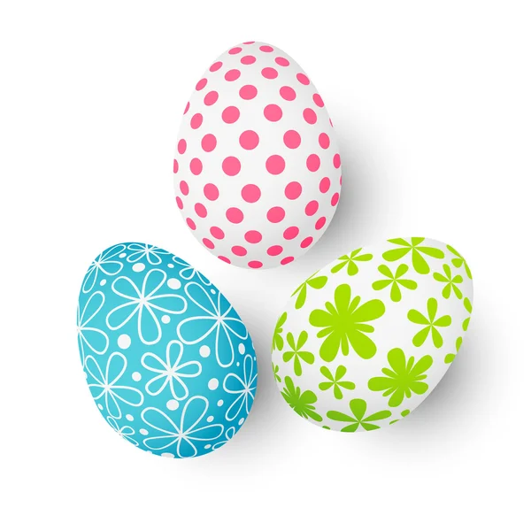 Wielkanocne kolorowe jaja — Wektor stockowy