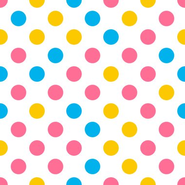 Noktalı daireler ile desen