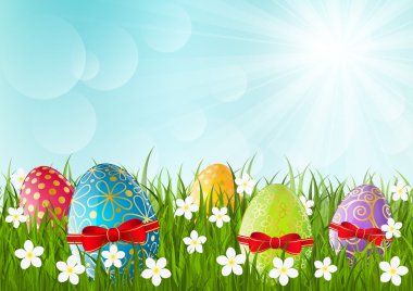 Paskalya renkli yumurtalar