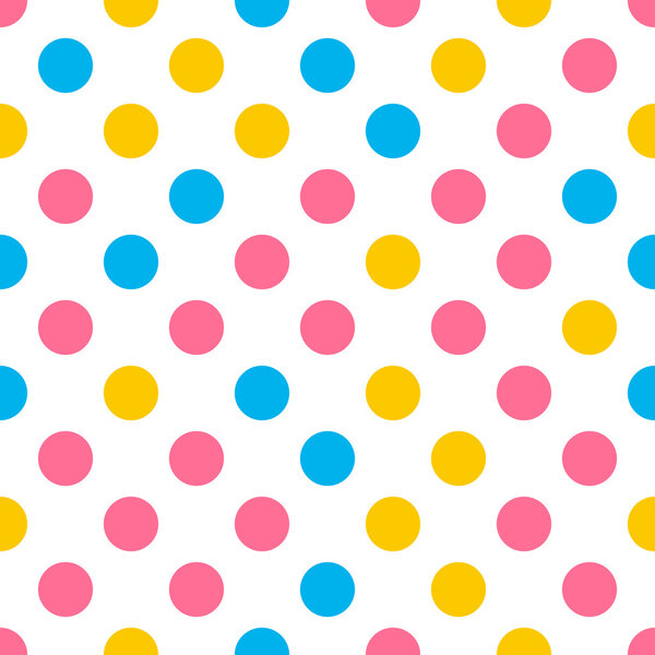 Pattern with dotted circles