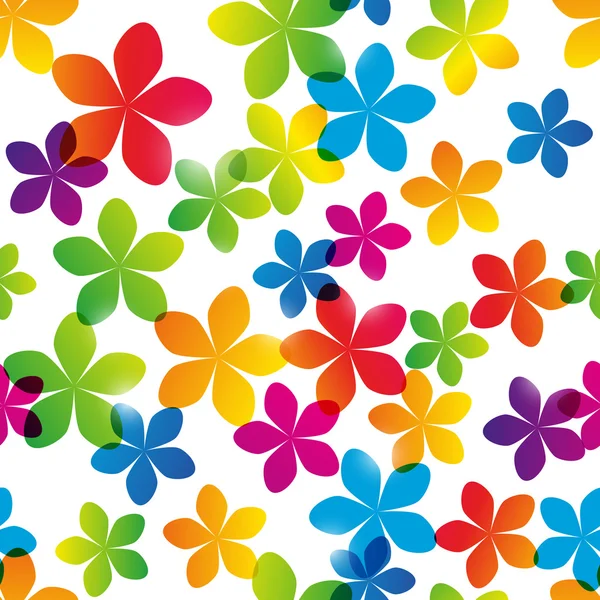 Seamless pattern with flowers — Stock Vector