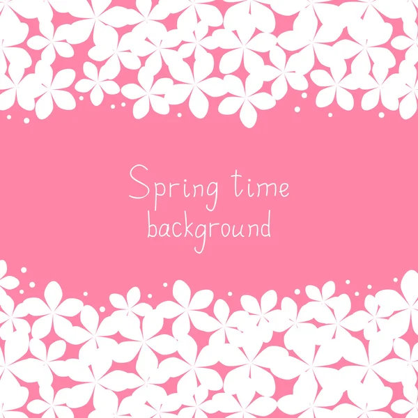 Spring floral background — Stock Vector