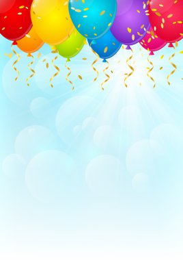 renk balonlar arka plan
