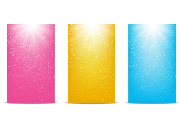 Abstract shiny banners — Stock Vector