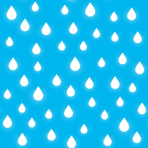 Візерунок з краплями дощу — стоковий вектор