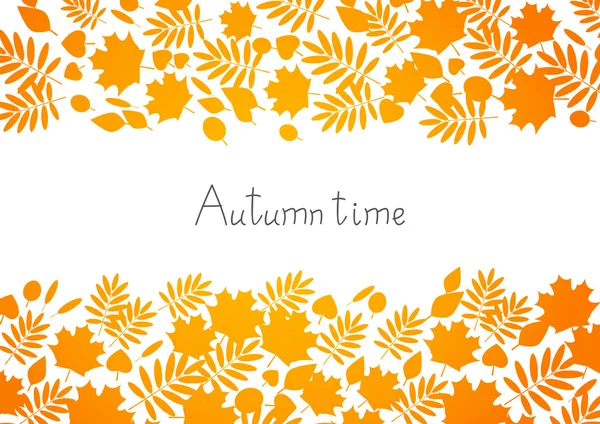 Höstens tid bakgrund — Stock vektor