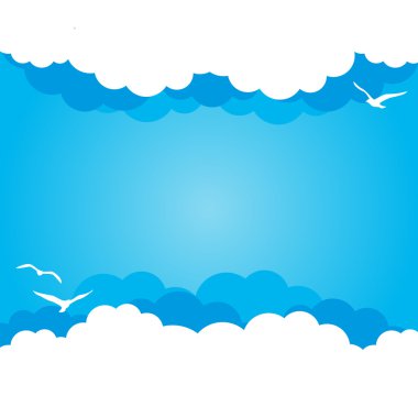 Metin için yer ile arka plan bulut