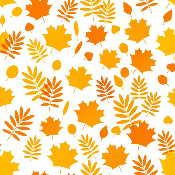 Seamless pattern with  leaves — Stock Vector