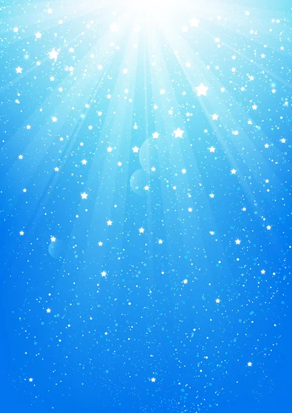 Luces de estrellas brillantes — Vector de stock