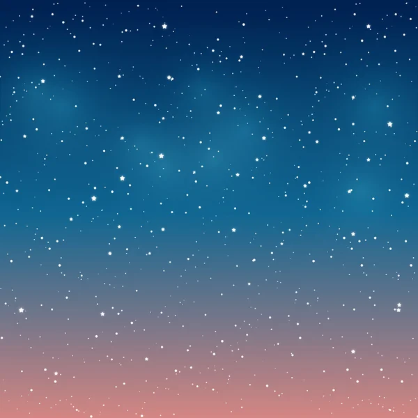 Fondo cielo estrellado — Vector de stock