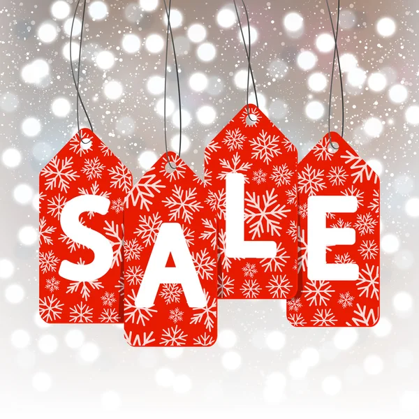 Christmas sale concept — Stock Vector