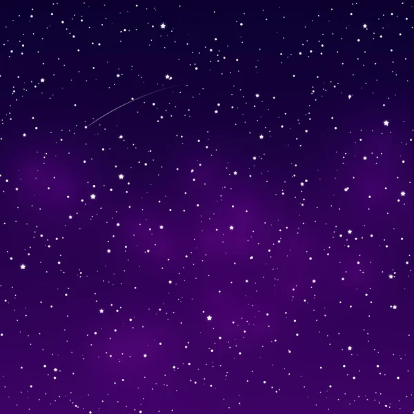 Fondo espacial con estrellas — Vector de stock