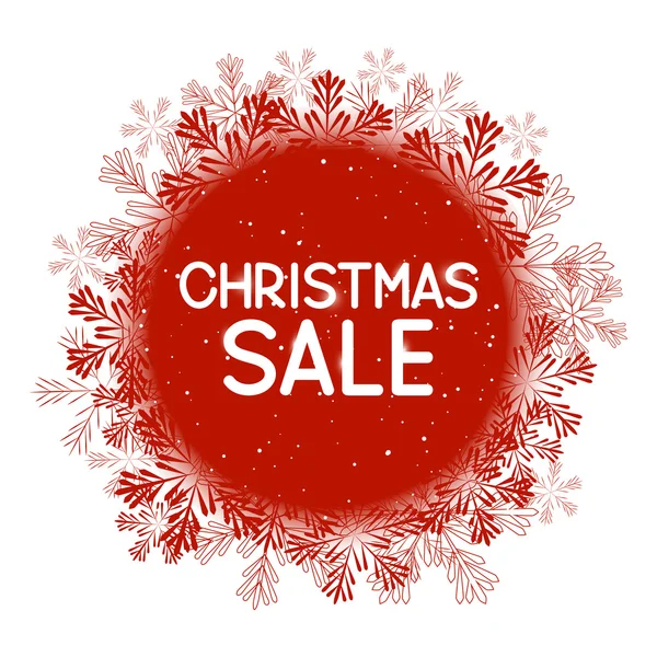 Christmas sale design — Stock Vector