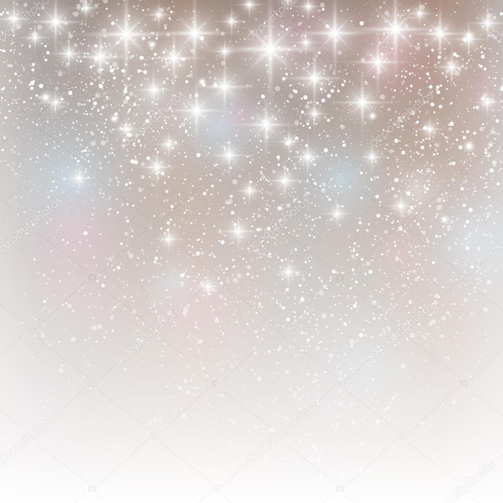 silver starry background