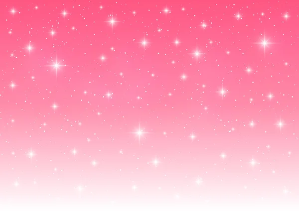 Starry pink background — Stock Vector