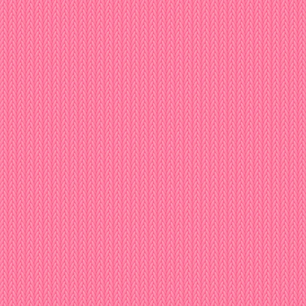 Pink knitted background — Stock Vector