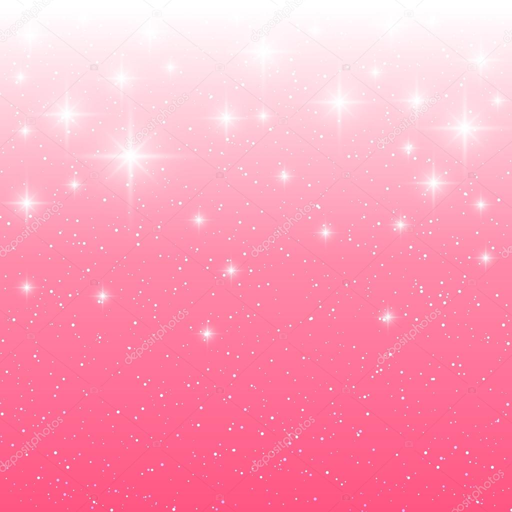 Starry pink background