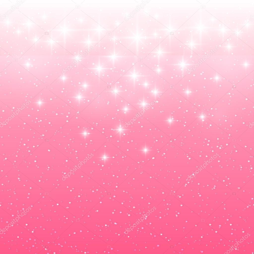 Starry pink background