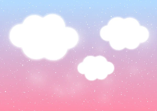 Nubes blancas brillantes — Vector de stock