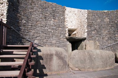 Newgrange passage tomb entrance clipart