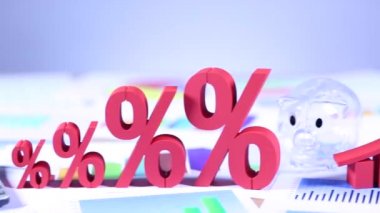 Arka plan ile finansal simgeler grubu