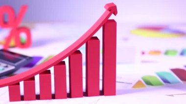 Finans Finansal simgeler konseptiyle