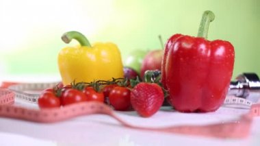 diyet ve fitness kavramı  