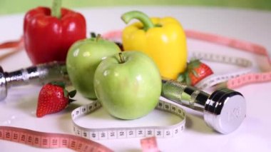 diyet ve fitness kavramı  