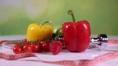 diyet ve fitness kavramı  