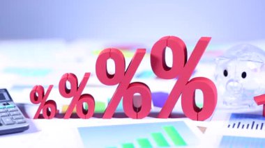 Arka plan ile finansal simgeler grubu