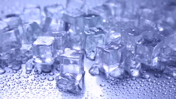 Група кубиків льоду — стокове відео