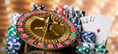 Kumarhane geçmişinde hareket halindeki rulet çarkı