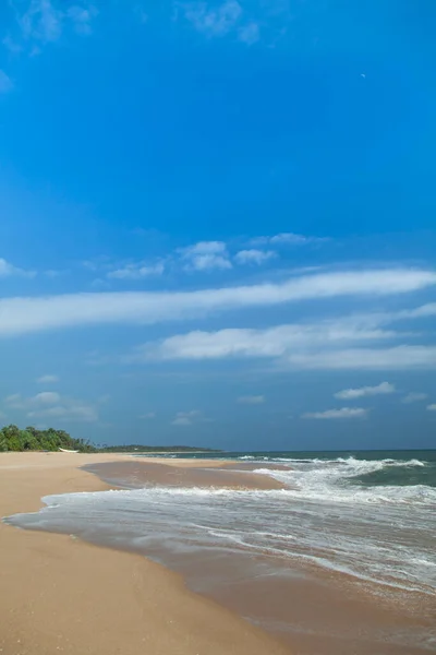 Vacker Utsikt Över Den Tropiska Stranden Sri Lanka — Stockfoto