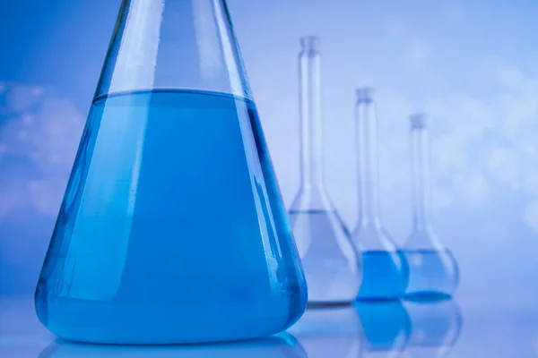 Development Scientific Glassware Chemical Experiment — Stock Photo, Image