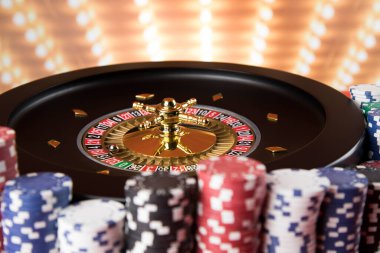 Kumarhane ruleti, bir hareketle, Poker Chips