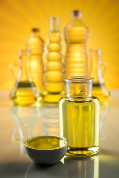 Extra Virgin Olive Oil Products — Stock Photo, Image