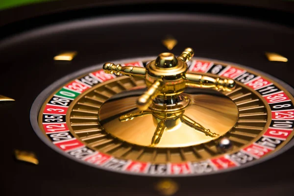 Roulette Wheel Motion Casino Background — Stock Photo, Image