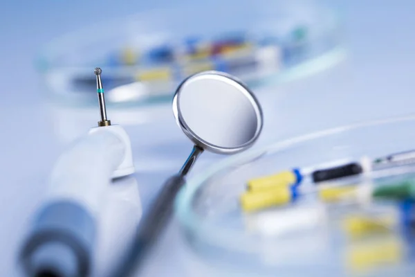 Set Zahnärztlicher Instrumente Gesundheitsfürsorge — Stockfoto