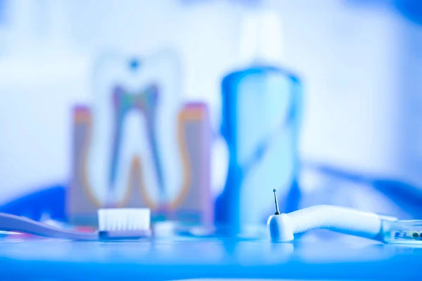 Clínica Dentária Interior Ferramentas Equipamentos Medicina — Fotografia de Stock