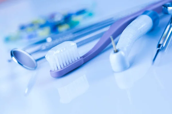 Gereedschap Voor Tandheelkundige Tandheelkundige Tandheelkunde — Stockfoto