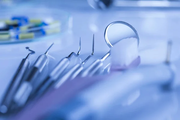 Matériel Stomatologie Pour Les Soins Dentaires — Photo