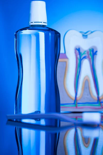 Cepillado Dientes Fondo Higiene Dental — Foto de Stock