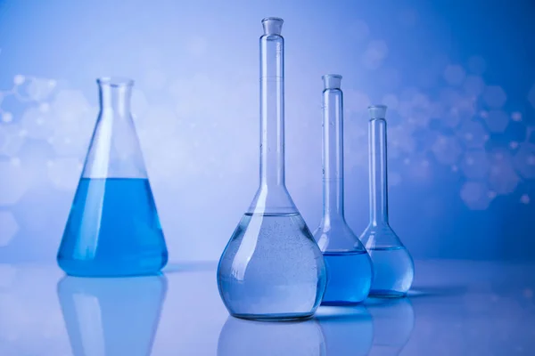 Development Scientific Glassware Chemical Experiment — Stock Photo, Image