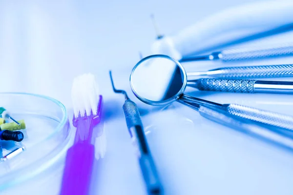 Sanità Attrezzature Stomatologiche Cure Dentistiche — Foto Stock